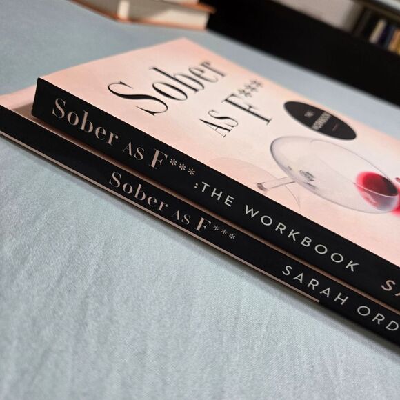 📚 New! "Sober as f***" Book and Workbook Set - Picture 5 of 13